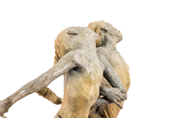 Richard MacDonald Sisters 24” Signed Bronze Sculpture