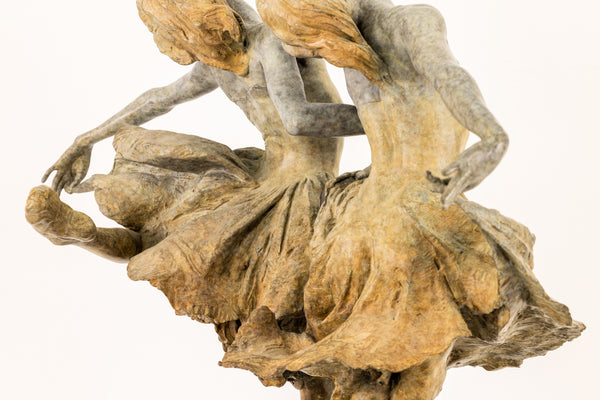 Richard MacDonald Sisters 24” Signed Bronze Sculpture