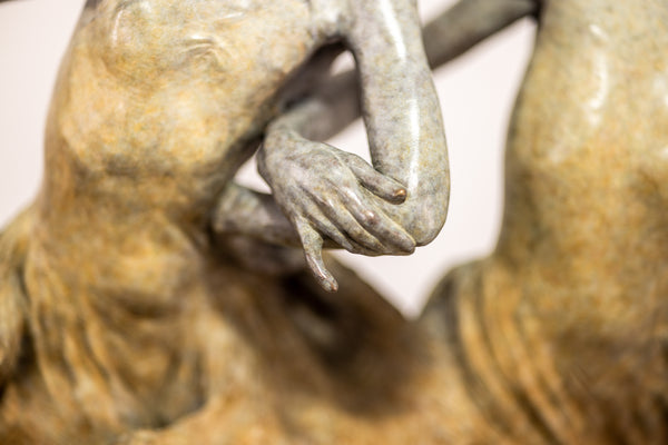 Richard MacDonald Sisters 24” Signed Bronze Sculpture