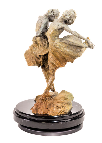 Richard MacDonald Sisters 24” Signed Bronze Sculpture