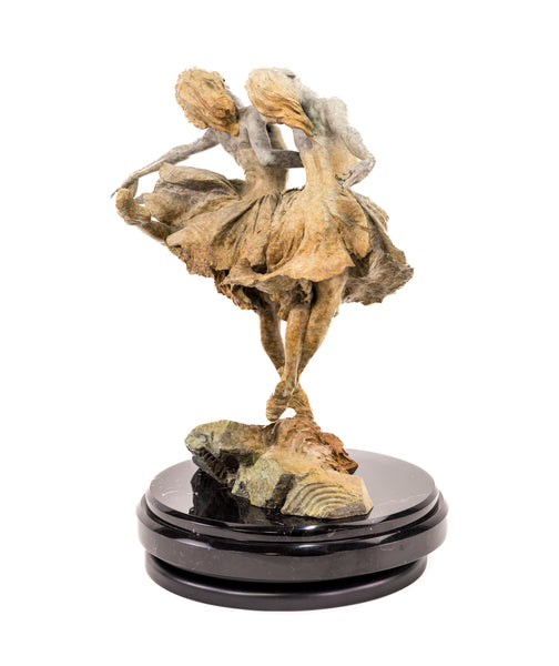 Richard MacDonald Sisters 24” Signed Bronze Sculpture