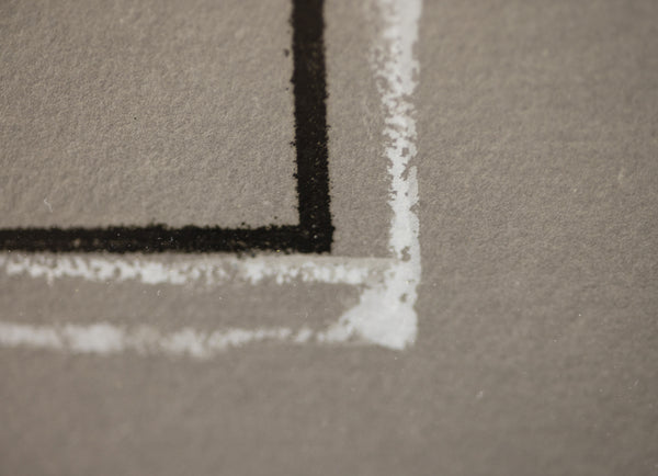 Robert Motherwell Gray Open with White Paint Signed Etching Edition of 79