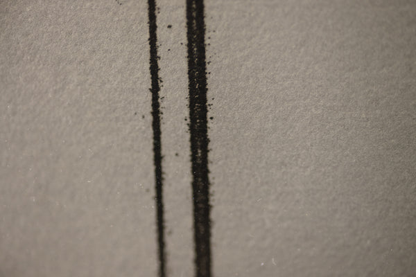 Robert Motherwell Gray Open with White Paint Signed Etching Edition of 79