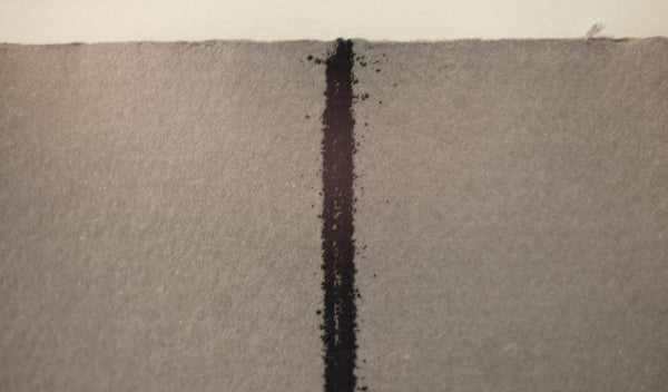 Robert Motherwell Gray Open with White Paint Signed Etching Edition of 79