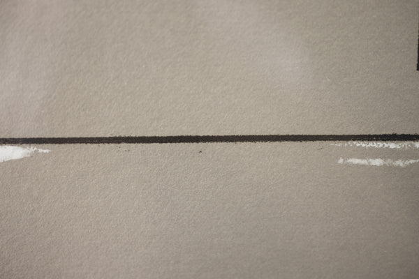 Robert Motherwell Gray Open with White Paint Signed Etching Edition of 79