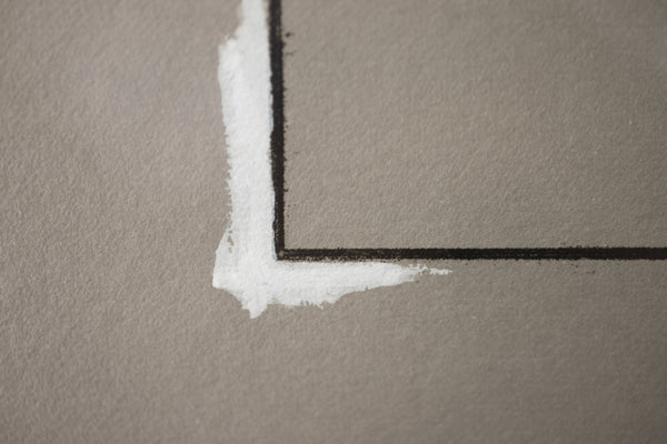 Robert Motherwell Gray Open with White Paint Signed Etching Edition of 79