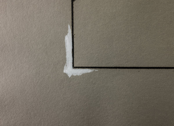 Robert Motherwell Gray Open with White Paint Signed Etching Edition of 79