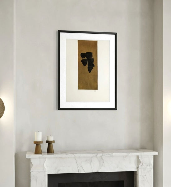 Robert Motherwell, Primal Sign III, Signed Etching Edition of 35