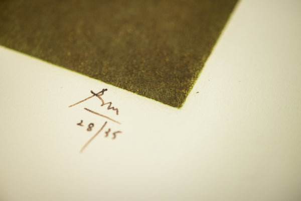 Robert Motherwell Primal Sign III Signed Etching Edition of 35