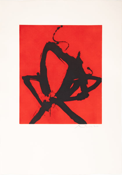 Robert Motherwell, Red Sea I, 1976 Signed Etching Edition of 100