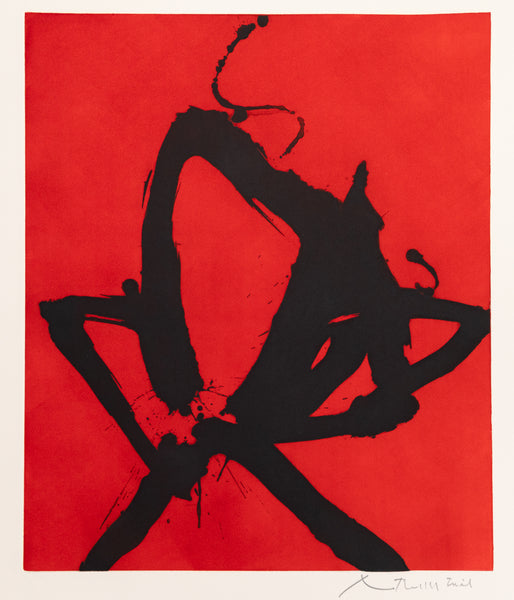 Robert Motherwell, Red Sea I, 1976 Signed Etching Edition of 100
