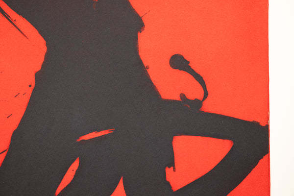 Robert Motherwell, Red Sea I, 1976 Signed Etching Edition of 100