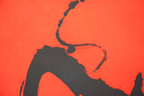 Robert Motherwell, Red Sea I, 1976 Signed Etching Edition of 100