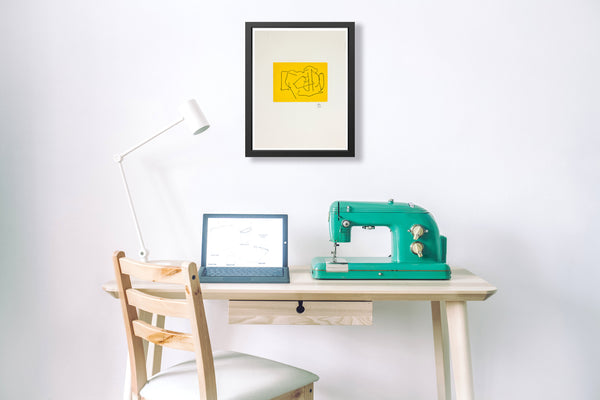 Robert Motherwell, The Bed (from the Ulysses portfolio) - Signed Screenprint Etching Edition of 40