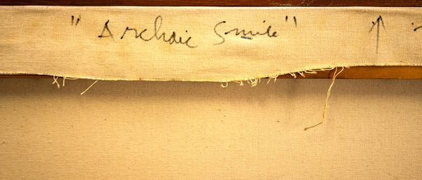 Robert Natkin Archaic Smile 1968 Signed Large 48” Original Painting