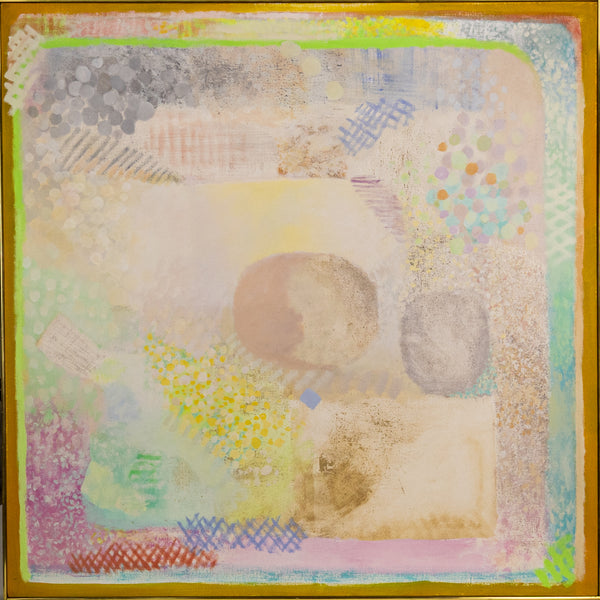 Robert Natkin's 1968 "Archaic Smile" is signed, titled and dated on verso. Purchase includes a gallery certificate of authenticity from Modern Artifact