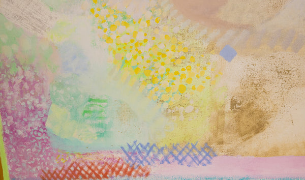 Robert Natkin Archaic Smile 1968 Signed Large 48” Original Painting