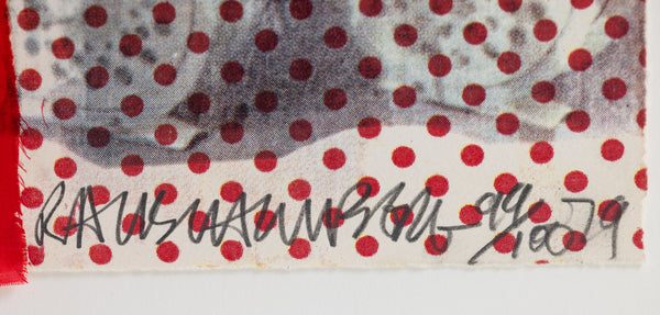 Robert Rauschenberg Flirt 1979 Signed Screenprint Edition of 100