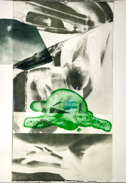 Robert Rauschenberg Gulf 1969 Signed 42” Lithograph Edition of 31