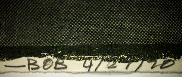 Robert Rauschenberg Gulf 1969 Signed 42” Lithograph Edition of 31