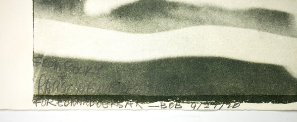 Robert Rauschenberg Gulf 1969 Signed 42” Lithograph Edition of 31