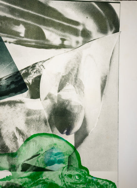 Robert Rauschenberg Gulf 1969 Signed 42” Lithograph Edition of 31