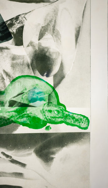 Robert Rauschenberg Gulf 1969 Signed 42” Lithograph Edition of 31