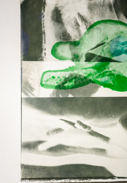 Robert Rauschenberg Gulf 1969 Signed 42” Lithograph Edition of 31