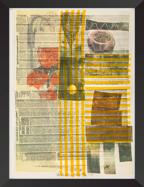 Robert Rauschenberg One More and We Will Be More Than Halfway There Signed Screenprint Edition of 100