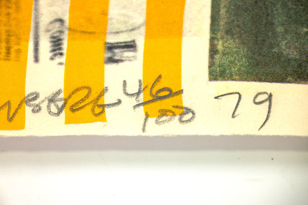Robert Rauschenberg One More and We Will Be More Than Halfway There Signed Screenprint Edition of 100