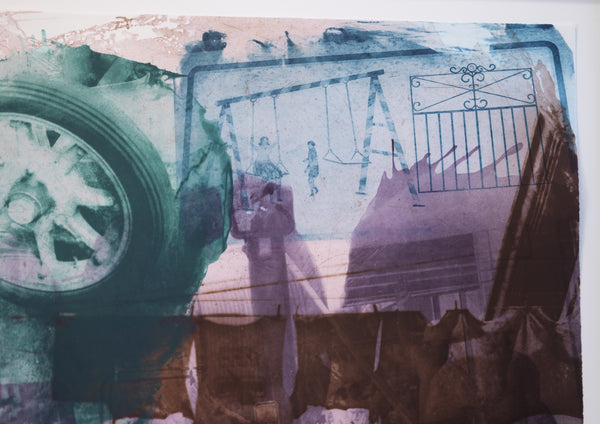 Robert Rauschenberg, Storyline, an intaglio print from the Ground Rules series, is a signed and numbered edition

