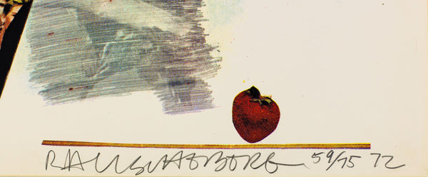 Robert Rauschenberg, Untitled (McGovern), 1972 Signed Lithograph Edition of 75