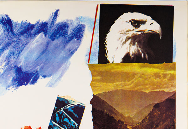 Robert Rauschenberg, Untitled (McGovern), 1972 Signed Lithograph Edition of 75