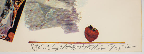 Robert Rauschenberg Untitled (McGovern) 1972 Signed Lithograph Edition of 75