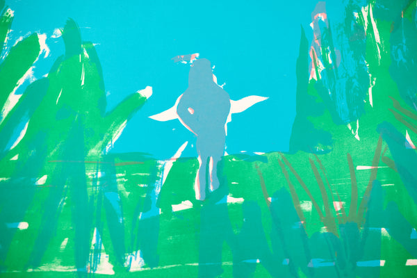 Romare Bearden | Caribbean Landscape | 1979 screenprint on Arches paper