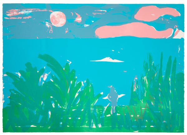 Romare Bearden | Caribbean Landscape | 1979 screenprint on Arches paper