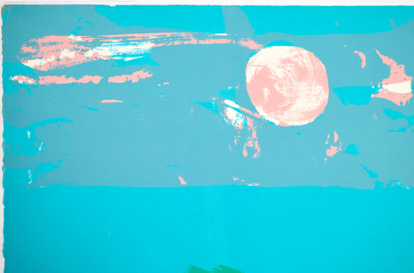 Romare Bearden | Caribbean Landscape | 1979 screenprint on Arches paper