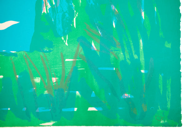 Romare Bearden | Caribbean Landscape | 1979 screenprint on Arches paper