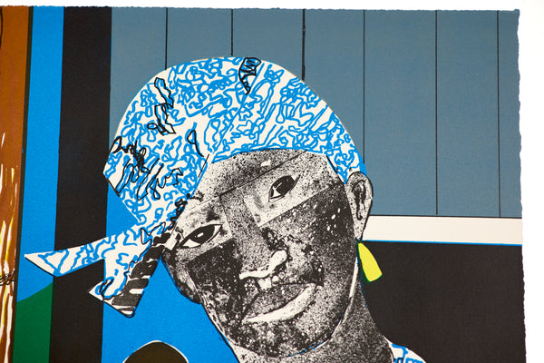Romare Bearden, Come Sunday, 1975 lithograph in colors on Arches paper