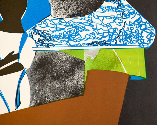 Romare Bearden, Come Sunday, 1975 lithograph in colors on Arches paper