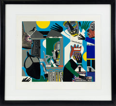 Romare Bearden, Sorcerer's Village, 1976 Screenprint Edition of 125