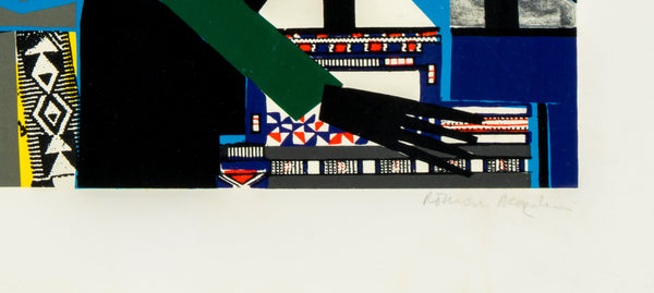Romare Bearden, Sorcerer's Village, 1976 Screenprint Edition of 125