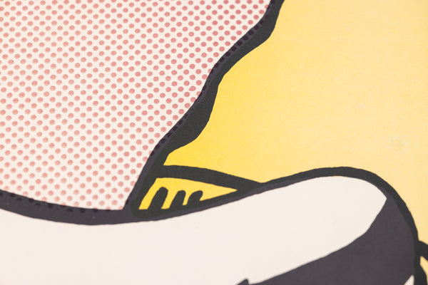 Roy Lichtenstein Foot and Hand Signed Lithograph Edition of 300