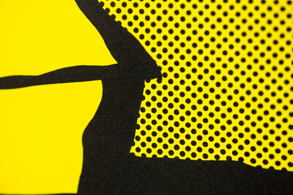 Roy Lichtenstein's "Haystack" a color screenprint on C.M. Fabriano paper, edition 88/250, signed, dated, and numbered in pencil