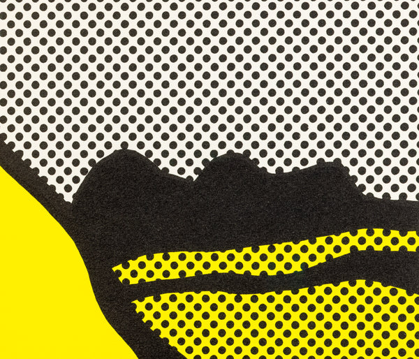 Roy Lichtenstein's "Haystack" a color screenprint on C.M. Fabriano paper, edition 88/250, signed, dated, and numbered in pencil