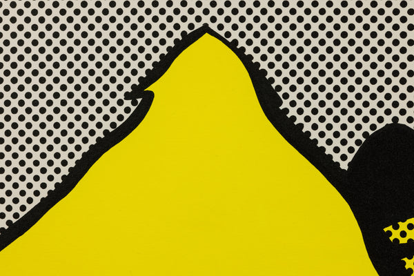 Roy Lichtenstein's "Haystack" a color screenprint on C.M. Fabriano paper, edition 88/250, signed, dated, and numbered in pencil