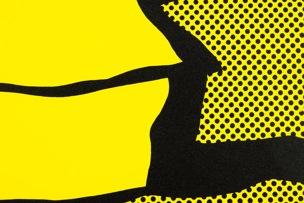 Roy Lichtenstein's "Haystack" a color screenprint on C.M. Fabriano paper, edition 88/250, signed, dated, and numbered in pencil