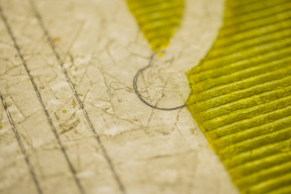 Rufino Tamayo, Hombre Con Baston, signed Mixographia print measuring 36x28 inches