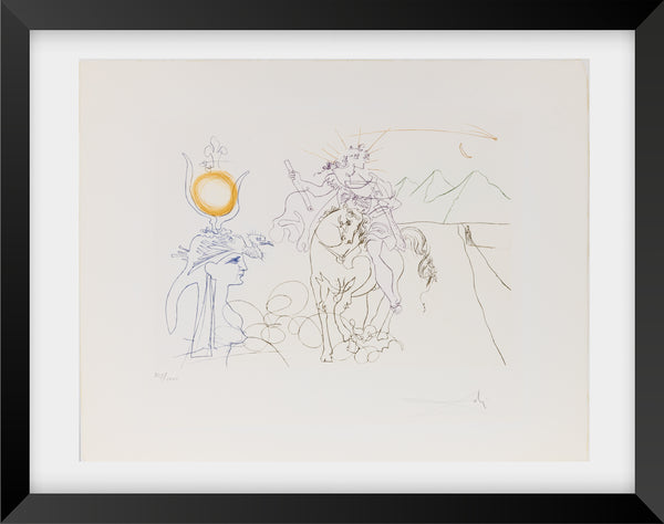Salvador Dali, Anthony and Cleopatra - Signed Lithograph Limited Edition of 1000