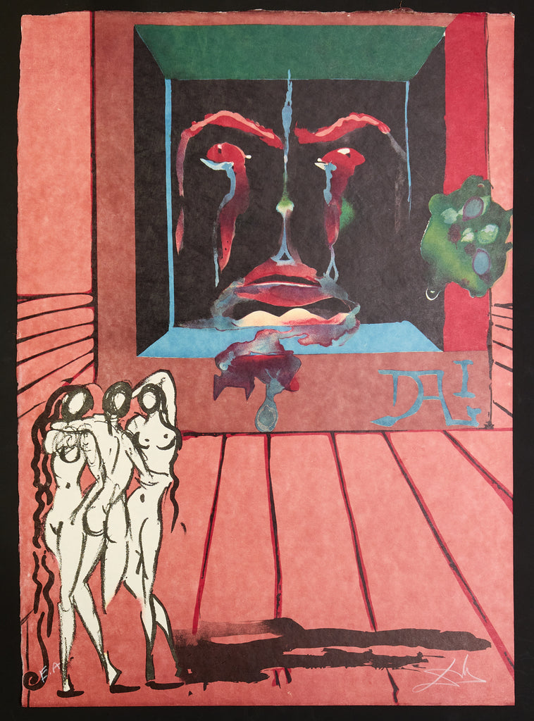 Salvador Dali Obsession of The Heart from Visions Surrealiste
